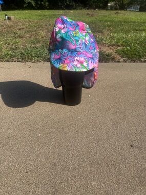 Lucky 7, Tropical Flamingo, Sun Visor - Bright Multi, Size 4-7 years